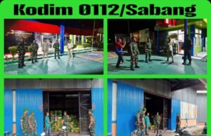 TNI Kodim 0112/Sabang Perketat Keamanan Lewat Patroli Siang dan Malam