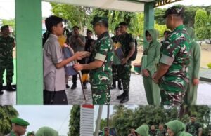 Pangdam Iskandar Muda Kunjungi Kodim 0112/Sabang, Serahkan Tali Asih untuk Anak Yatim