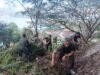 Personel Kodim 0112/Sabang Ikut Kegiatan Pembersihan Lingkungan di Kantor PDAM Tirta Aneuk Laot dalam rangka HUT TNI ke-80