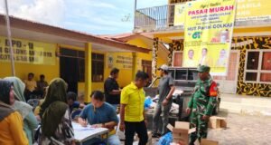 Babinsa Koramil 02/Sukakarya Monitor Gerakan Pasar Murah di Kota Sabang
