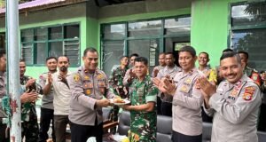 Polsek Sukakarya Beri Kejutan HUT TNI ke-80, Simbol Soliditas dan Sinergitas TNI-Polri di Sabang