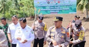 Polres Sabang Bersama Pemerintah dan Masyarakat Gelar Penanaman Jagung Serentak Kuartal IV