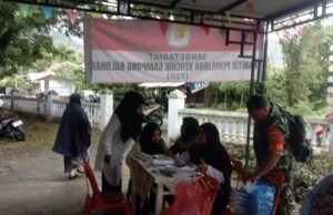 Babinsa Koramil 01/Sukajaya Dampingi Kader Posyandu Tingkatkan Pelayanan Kesehatan Warga