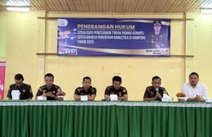 Kejari Sabang Melaksanakan Penerangan Hukum Tentang Pencegahan Tindak Pidana Korupsi Serta Bahaya Peredaran Narkotika di Gampong