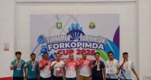 Kapolres Sabang Berikan Apresiasi: Tim Bulutangkis Polres Sabang Raih Juara 1 Event Turnamen Bulutangkis Forkopimda Cup 2025 Sabang – Tim PB Bhayangkara