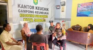 Wujudkan Penyaluran Bantuan Tepat Sasaran, Babinsa Keuneukai Aktif Dampingi Pembahasan Penerima BLT