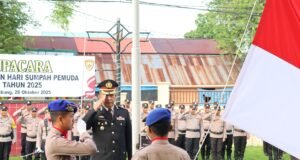 Upacara Peringatan Hari Sumpah Pemuda ke-97 Tahun 2025 di Mako Polres Sabang
