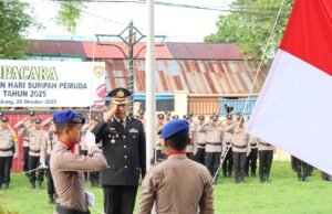 Upacara Peringatan Hari Sumpah Pemuda ke-97 Tahun 2025 di Mako Polres Sabang