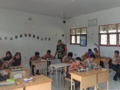 Babinsa Balohan Pantau Program Makan Bergizi di SMPN 3 Sabang, Dukung Generasi Sehat dan Cerdas