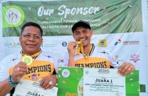 Aminullah Rebut Juara Tenis Kota Lhok sumawe