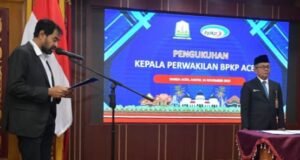 Gubernur Aceh Kukuhkan Nanang Agus Susistrino sebagai Kepala Perwakilan BPKP Aceh