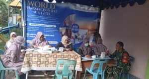 Babinsa Aneuk Laot Dukung World Pharmacist Day 2025, Edukasi Warga Gunakan Obat Secara Aman
