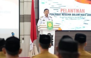 Wakil Wali Kota Sabang Lantik 11 Penjabat Keuchik, Tegaskan Netralitas dan Sukseskan Pilchiksung 2025