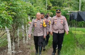 Kapolres Sabang Tinjau Pintu Air Waduk Paya Seunara Pasca Banjir