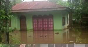 Banyak rumah Warga Meunasah Baet KBJ AB,Tergenang Air..Masyarakat Minta Pada Bupati Untuk membangun Drainase