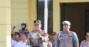 Polres Sabang Gelar Apel Kesiapan Tanggap Bencana Tahun 2025