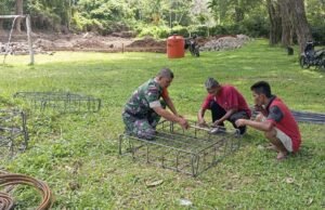 Babinsa Koramil 01/Sukajaya Dukung Pembangunan Koperasi Merah Putih di Wilayah Binaan