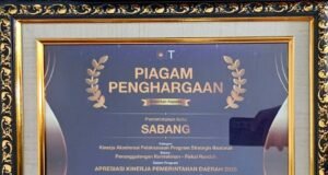 Komitmen Berbuah Hasil, Sabang Sabet Penghargaan Penanggulangan Kemiskinan 2025