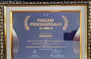 Komitmen Berbuah Hasil, Sabang Sabet Penghargaan Penanggulangan Kemiskinan 2025
