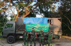 Kodim 0112/Sabang Ikut Serta Salurkan Bantuan Kemanusiaan untuk Korban Bencana di Aceh