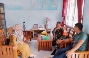 Dukung Kemajuan Pendidikan, Babinsa Keuneukai Jalin Komsos dengan Pihak Sekolah