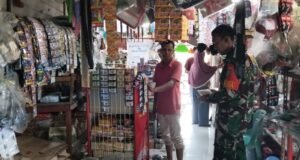 Kawal Stabilitas Pangan, Babinsa Koramil 01/Sukajaya Cek Harga Sembako Secara Intensif