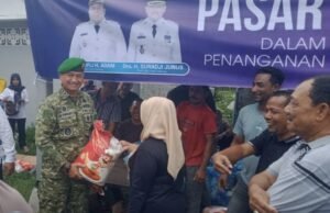 Dukung Pengendalian Inflasi, Dandim 0112/Sabang Hadir pada Kegiatan Pasar Murah