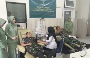 HUT ke-80 Persit, Donor Darah di RSUD Kota Sabang Jadi Wujud Kepedulian Sosial