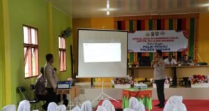 Sat Binmas Polres Sabang Sosialisasikan E-Learning “Polri Mengajar” di SMP Negeri 1 Sabang