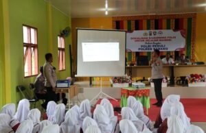 Sat Binmas Polres Sabang Sosialisasikan E-Learning “Polri Mengajar” di SMP Negeri 1 Sabang