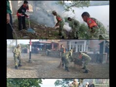 Wujudkan Sabang Bersih dan Asri, Kodim 0112/Sabang Ikut Serta Karya Bakti Massal Kota Sabang