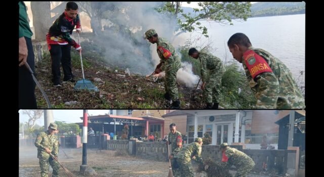 Wujudkan Sabang Bersih dan Asri, Kodim 0112/Sabang Ikut Serta Karya Bakti Massal Kota Sabang