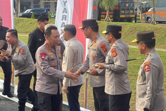 Kapolda Aceh Hadiri Pelepasan Distribusi Bantuan Kemanusiaan Polri ke Aceh