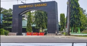 Renovasi Gapura Kodim 0112/Sabang Telah Rampung, Wajah Baru Lebih Berwibawa, Kokoh dan Representatif