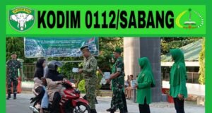 Kodim 0112/Sabang Berbagi Takjil, Wujud Kepedulian dan Kebersamaan di Bulan Suci
