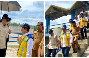 Menteri PUPR, Ketua DPRK dan Bupati Tinjau Sejumlah Infrastruktur Rusak Akibat Bencana Banjir di Bireuen