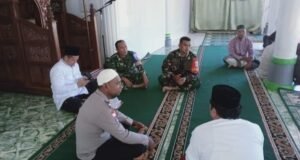 Jaga Kekompakan Warga, Babinsa Koramil 02/Sukakarya Hadiri Musyawarah Pemilihan Tgk. Imum Gampong Krueng Raya