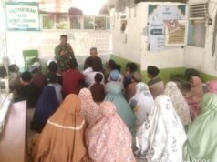 Babinsa Kuta Ateuh Tanamkan Kedisiplinan Ibadah Ramadhan kepada Anak-Anak Pengajian