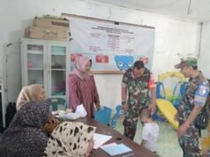 Babinsa Sukajaya Dukung Posyandu, Wujudkan Generasi Sehat Bebas Stunting