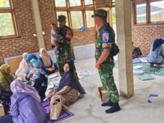 Babinsa Koramil 02/Sukakarya Perkuat Sinergi dalam Monitoring Kegiatan Posyandu