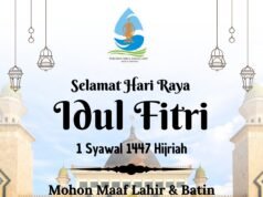 PERUMDA TIRTA ANEUK LAOT SABANG MENGUCAPKAN SELAMAT HARI RAYA IDUL FITRI 1 SYAWAL 1447 H/2026 M