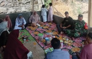 Laksanakan Anjangsana, Babinsa Koramil 02/Sukakarya Jaga Keharmonisan dan Kebersamaan Dengan Warga