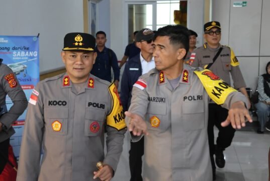 Kapolda Aceh Tinjau Pos Terpadu Operasi Ketupat Seulawah 2026 di Sabang
