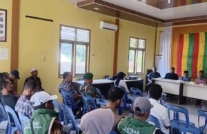 Babinsa Batee Shoek Hadiri Monitoring Tim PIM, Dorong Ketahanan Pangan dan Program Gampong Madani