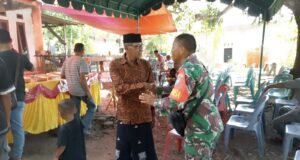 Babinsa Keuneukai Hadiri Khanduri Warga Meninggal, Sampaikan Duka Cita dan Penguatan Moril