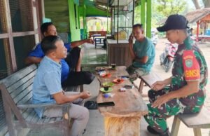Babinsa Koramil 01/Sukajaya Beri Semangat Nelayan Jaboi di Tengah Minimnya Hasil Tangkapan