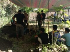 Babinsa Koramil 01/Sukajaya Hadiri Pemakaman Warga, Wujud Empati dan Kedekatan dengan Masyarakat