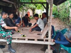 Babinsa Jaboi Aktif Laksanakan Komsos, Pererat Kedekatan TNI dengan Warga Binaan