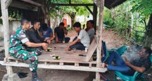 Babinsa Jaboi Aktif Laksanakan Komsos, Pererat Kedekatan TNI dengan Warga Binaan
