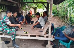 Babinsa Jaboi Aktif Laksanakan Komsos, Pererat Kedekatan TNI dengan Warga Binaan